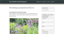 Desktop Screenshot of frankkirkegaard.dk