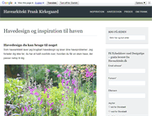 Tablet Screenshot of frankkirkegaard.dk